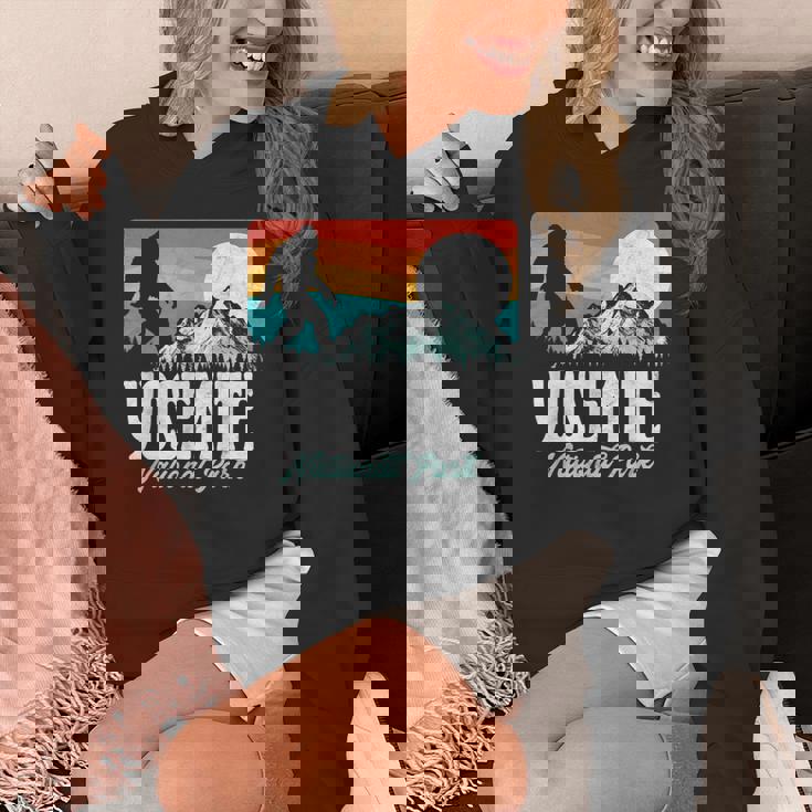 ヴィンテージ ヨセミテ国立公園 ビッグフット 山脈 グラフィック パーカー