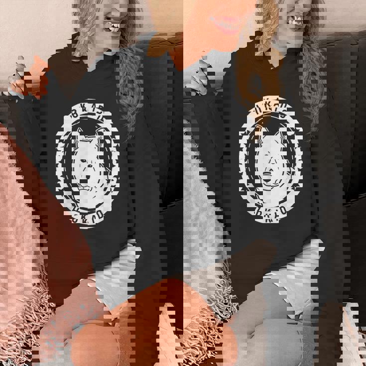 北海道犬のポートレート パーカー