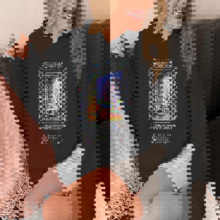 和みの夜桜 猫 金魚 パーカー