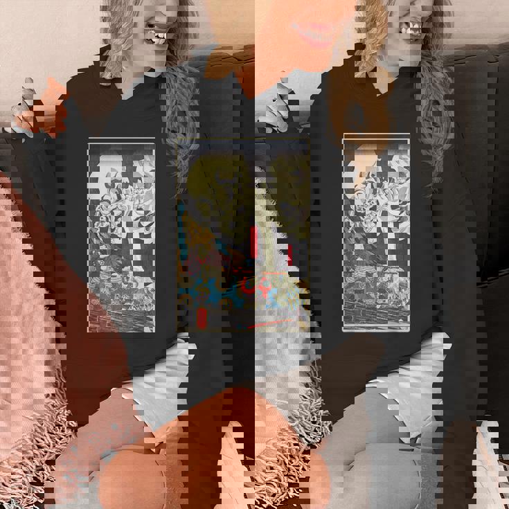 善知鳥安方忠義伝 歌川国芳 国芳スケルトンスペクター日本の浮世絵アートプリント Hoodie