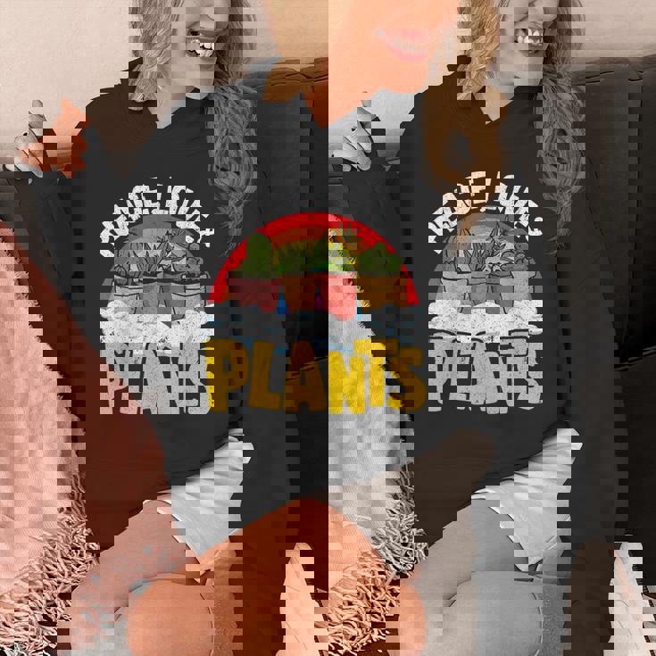 平和 愛&植物 レトロ レインボー 多肉植物 植物庭師 パーカー