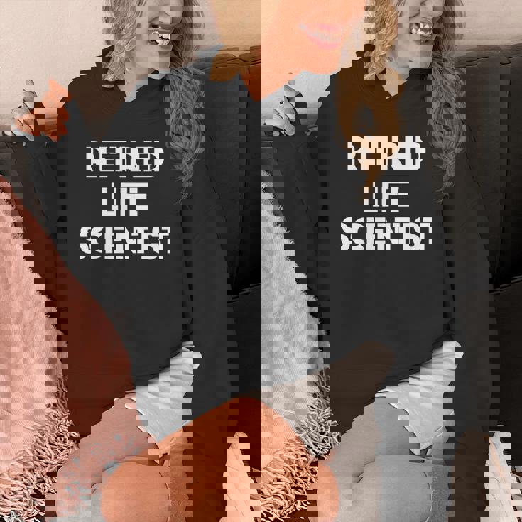 引退した生命科学者 面白い 長袖tシャツ パーカー