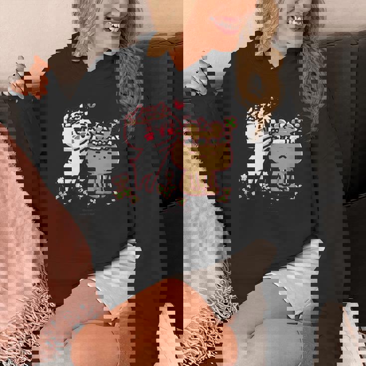 愛しすぎて大好きすぎる。 お花の冠 Hoodie