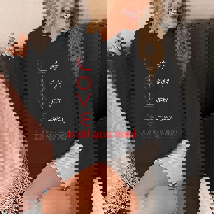 数学 Love Is All You Need グラフ数学教師 Hoodie