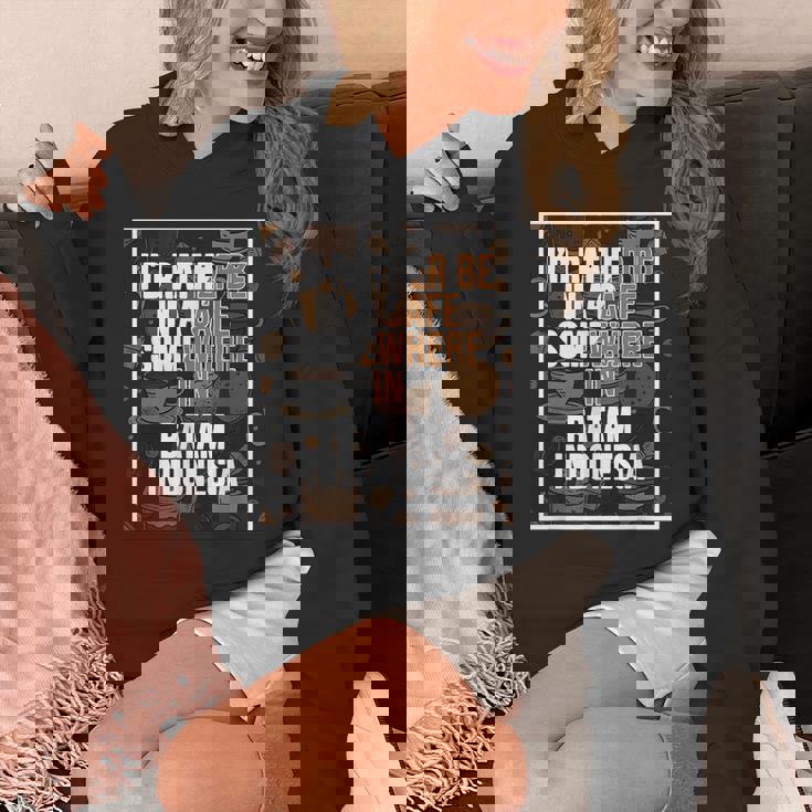 旅行とコーヒー愛好家 バタムインドネシア パーカー