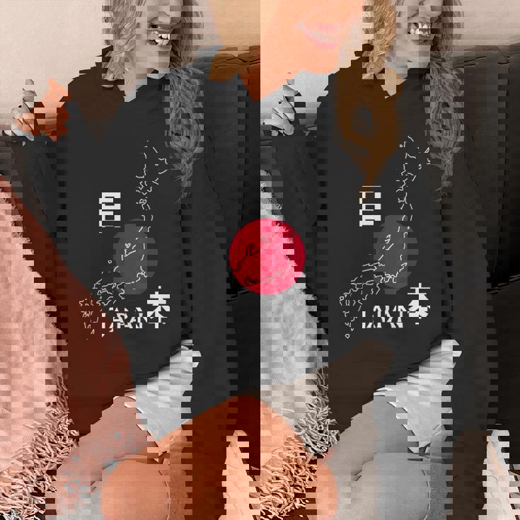日本地図日本の観光ギフト Hoodie