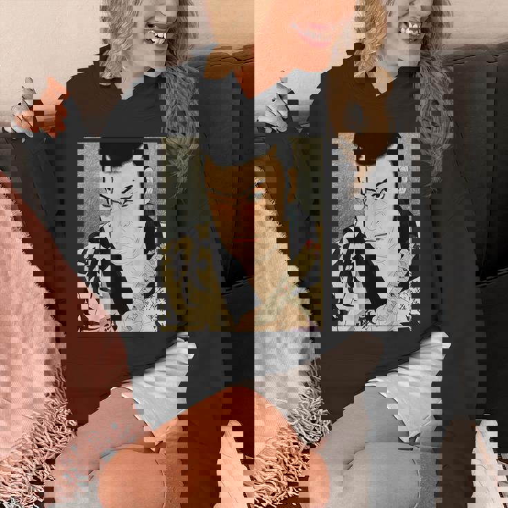 歌舞伎 演劇 俳優 サムライ 俊泉 日本のビンテージアート パーカー