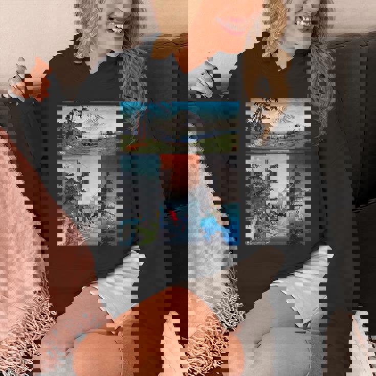 浮世絵 富士山 日本画 版画 名作 アート 絵画 メンズ レディース 面白い 服 美術 おもしろ Hoodie