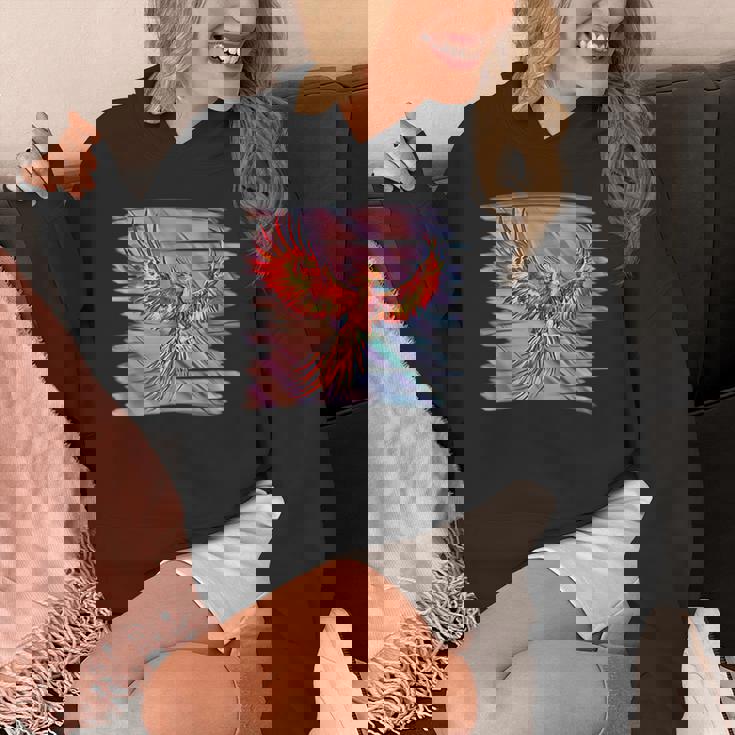 灰からのフェニックス 不死鳥 フェニックス 鳳凰 神話上の生き物 火 バード パーカー