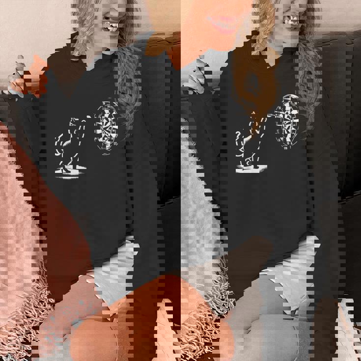 猫 遊び ダーツ 面白い 猫好き 子猫 ダーツプレーヤー パーカー