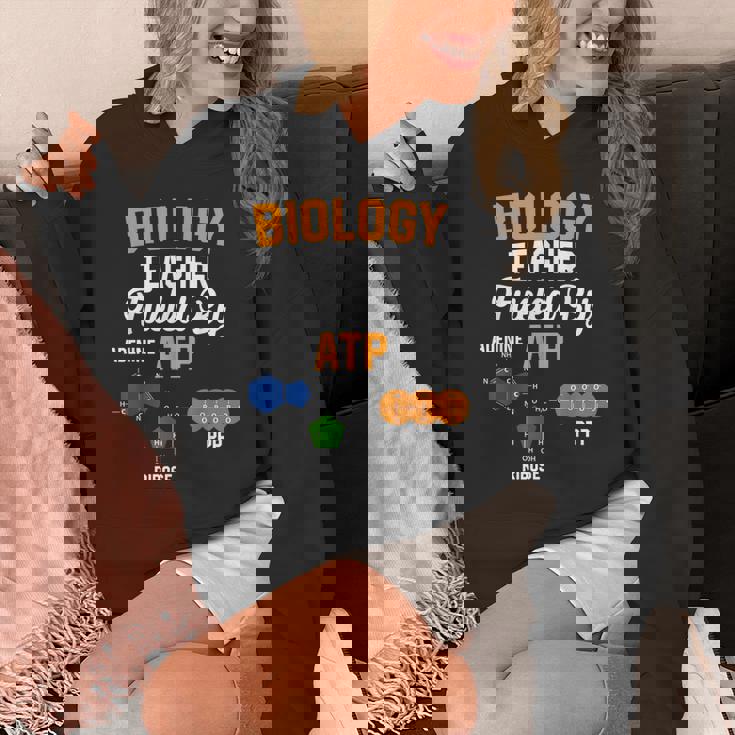 生物学教師 Fueled By Atp 面白い教師 生物学者ギフト パーカー