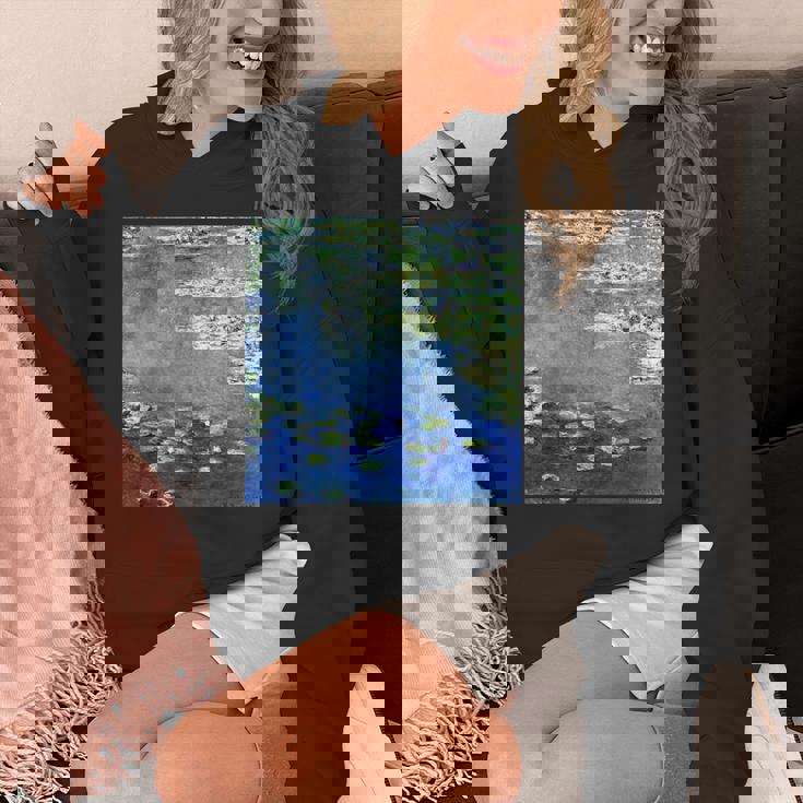 睡蓮の絵 パーカー