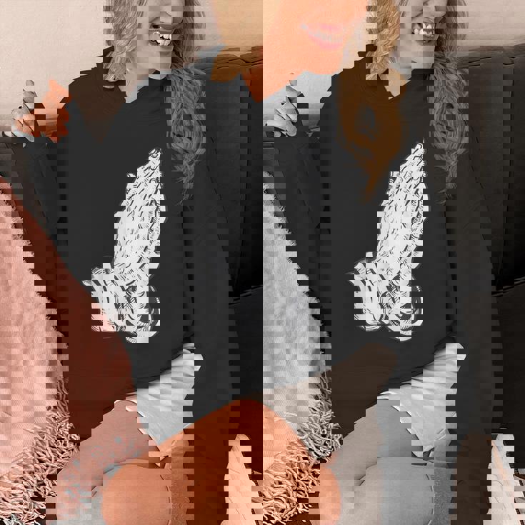 祈るイエスの手 パーカー