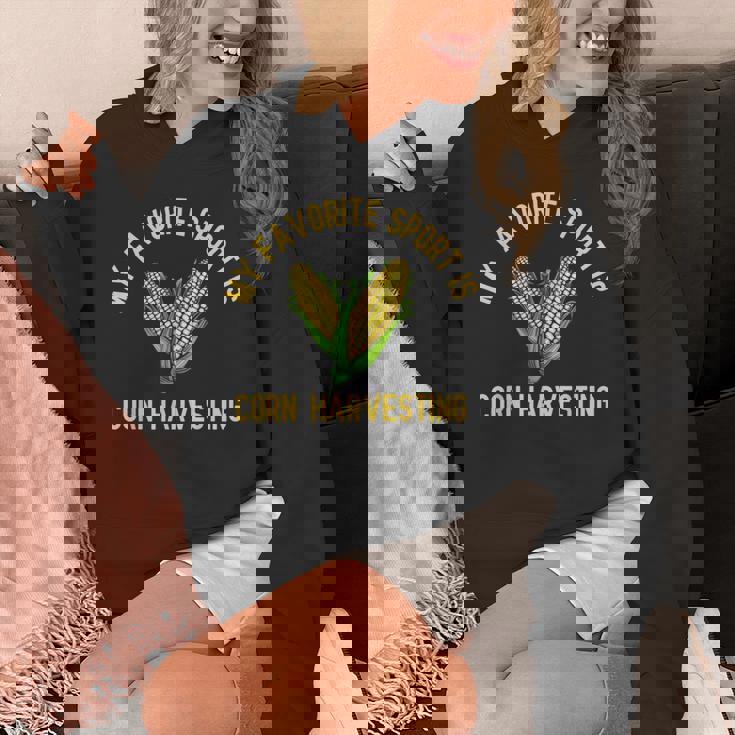 私の好きなスポーツはトウモロコシの収穫です面白い穀物農家 Hoodie