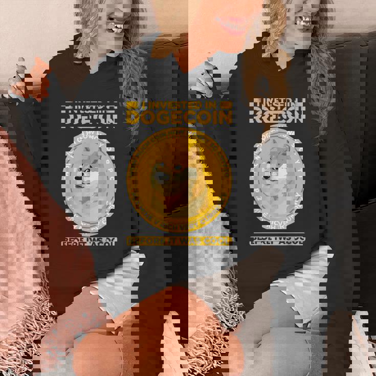 私は面白い暗号通貨のユーモアの前にドージコインに投資しました パーカー