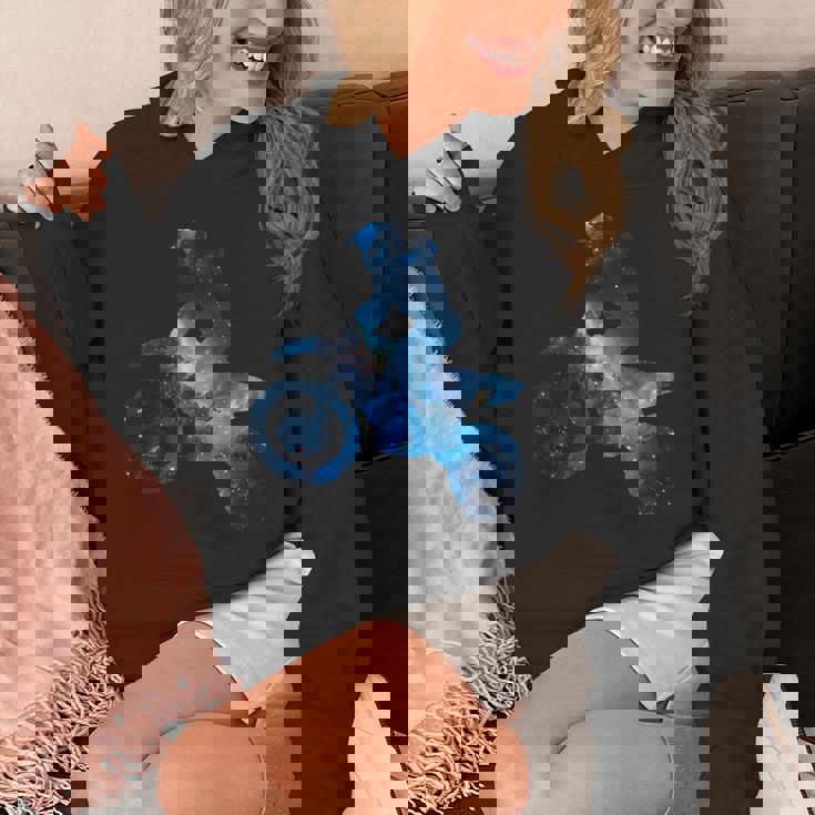 美的シルエット星宇宙スタントアートギャラクシーモトクロス パーカー