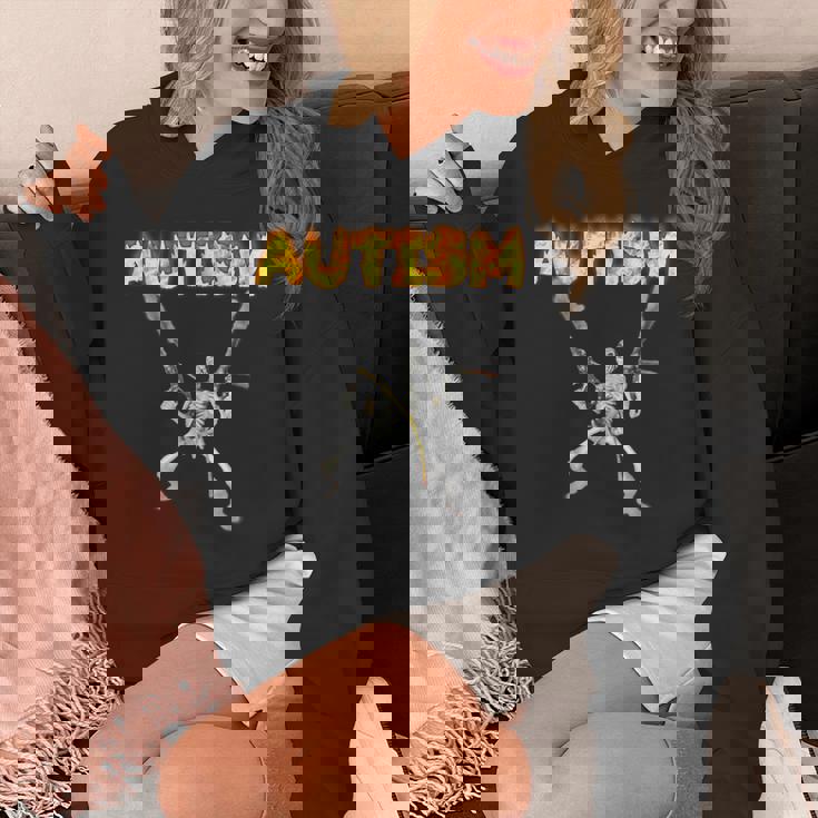 自閉症スケルトンミーム パーカー