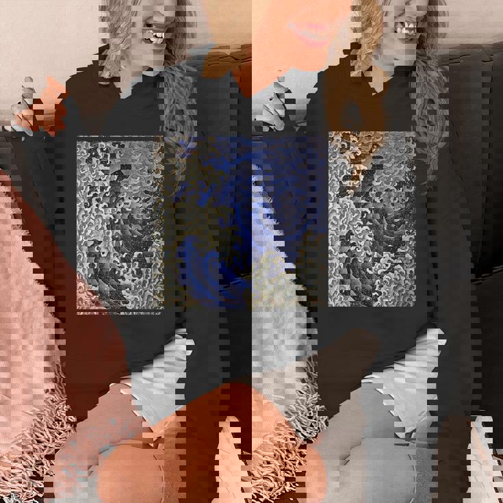 葛飾北斎 男波 パーカー