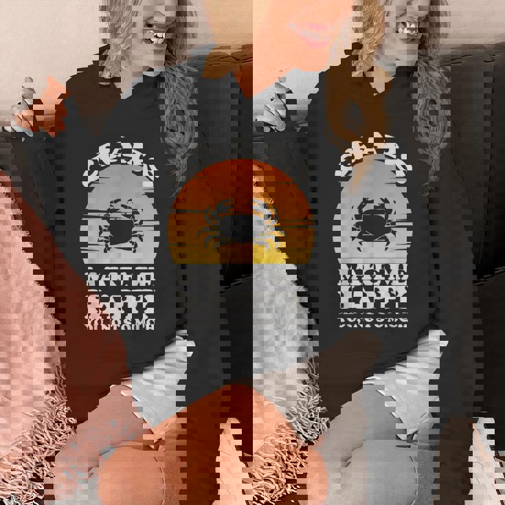 蟹は私を幸せにする カニ服 カニ パーカー