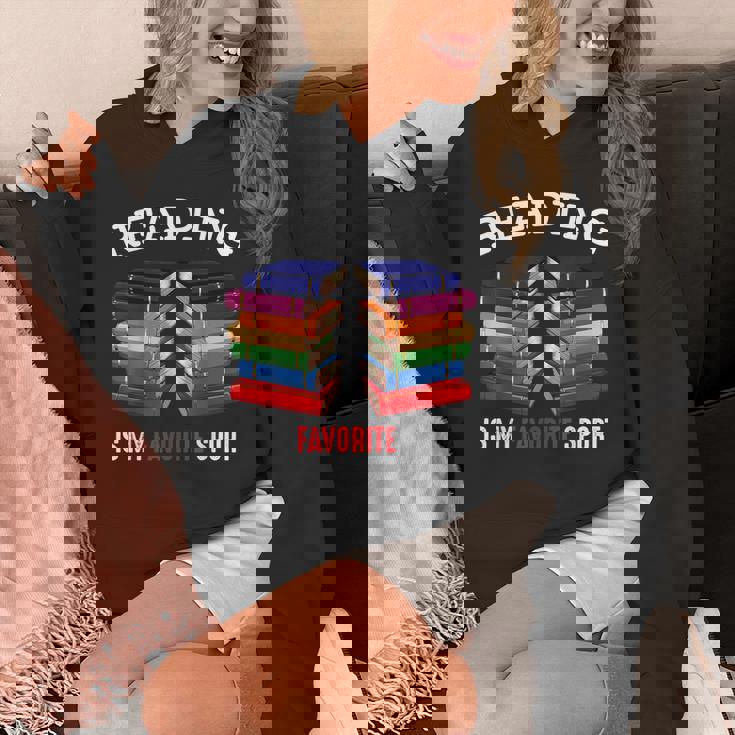 読書は私の好きなスポーツです 本好き 趣味 文学 パーカー