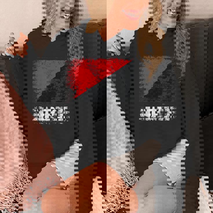 赤黒アナーキーフラッグtシャツ パーカー