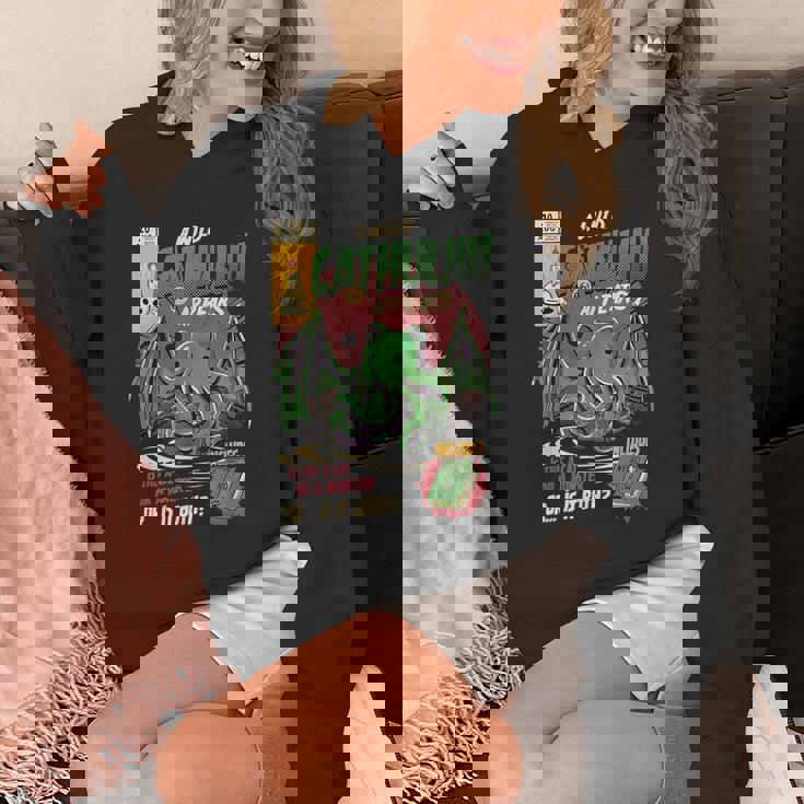 野生のカトゥルフが現れる猫か怪物か変な猫-クトゥルフ パーカー