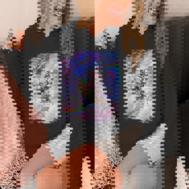 銀河 宇宙飛行士 猫 乗馬 虹 シャーク パーカー