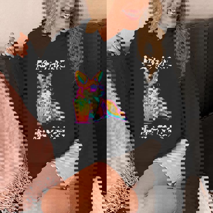 面白いtシャツ コーギー イヌ わんこ メンズ 犬好き グッズ おもしろ 面白い 服 ネタ わんこ 長袖tシャツ パーカー