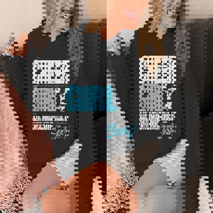 面白いチアリーダーシャツ かわいいチアリーディングガールギフト Hoodie