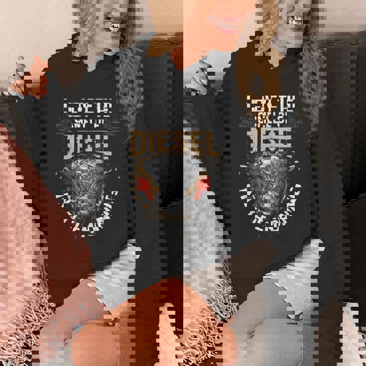 面白いディーゼルメカニックシャツ I Love Themell Of Diesel Hoodie