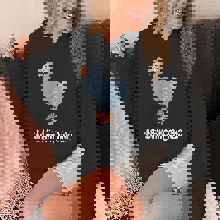 面白いドードーと言って：何もすることはありません。面白いドードーモチーフ パーカー