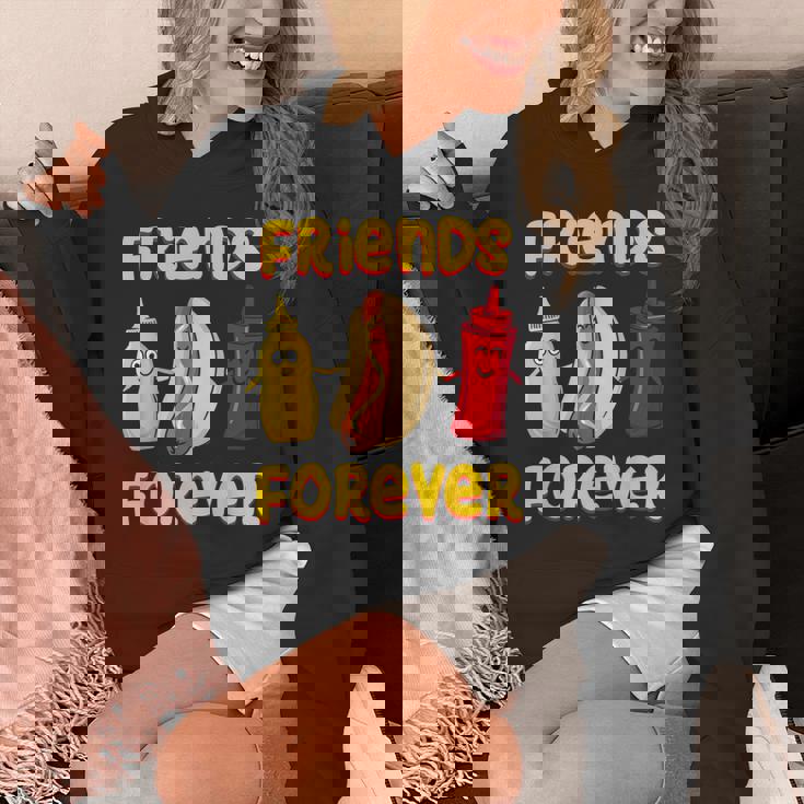 面白いホットドッグソーセージ ケチャップ&マスタード I ホットドッグ Hoodie