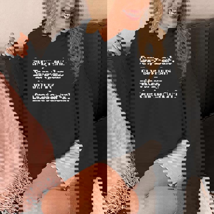 面白い皮肉 アメリカン カールの猫との計画があります パーカー