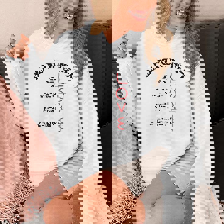 All You Need Is Love 数学グラフ方程式 黒文字 Hoodie