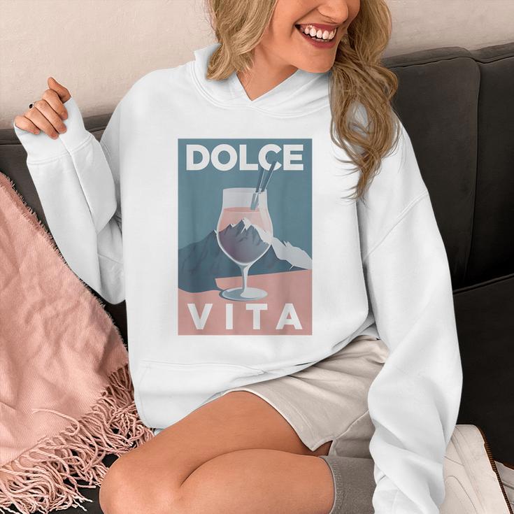 Dolceita Aesthetic Painting Italia Mountains Hikingpritz パーカー