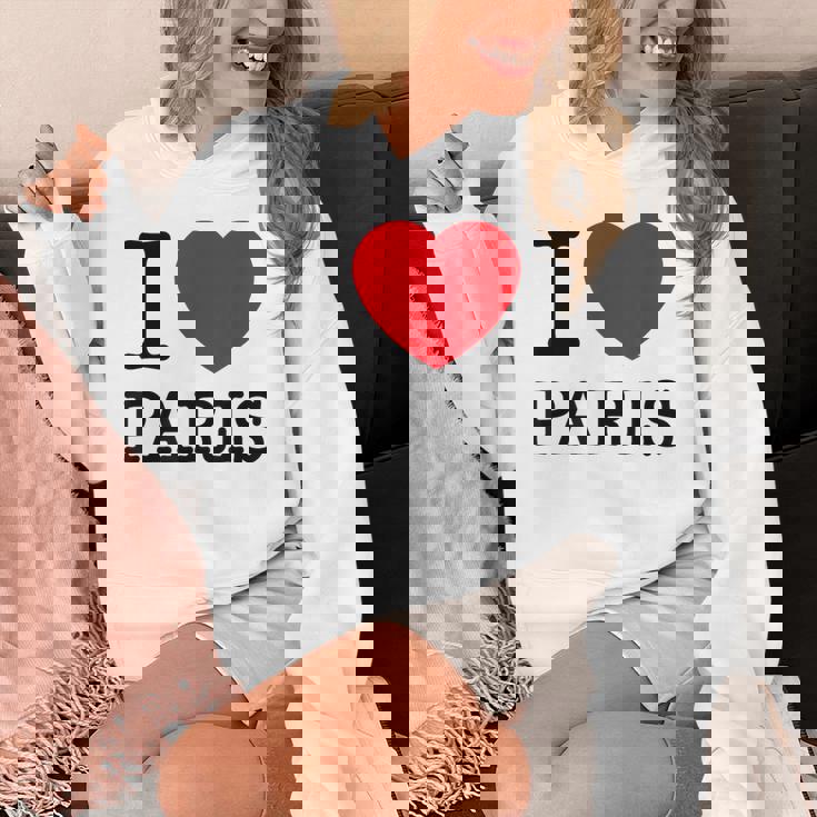 I Love Paris Graphic Novelty & Cool s パーカー