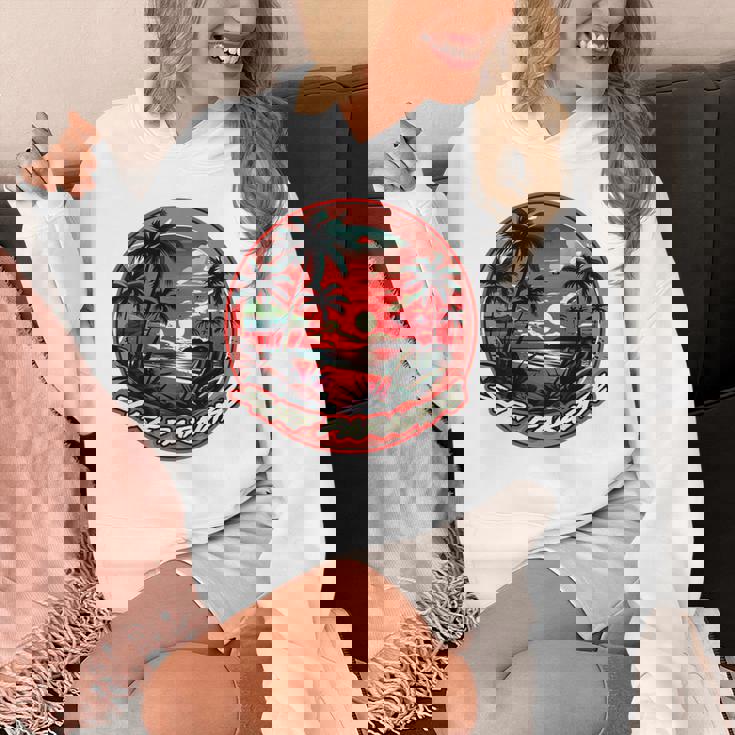 バックプリント Onlyurf Paradise クール サーファー ビーチ オーシャン Hoodie