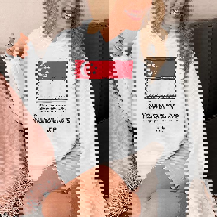 Someone Iningapore Loves Me シンガポール国旗 パーカー