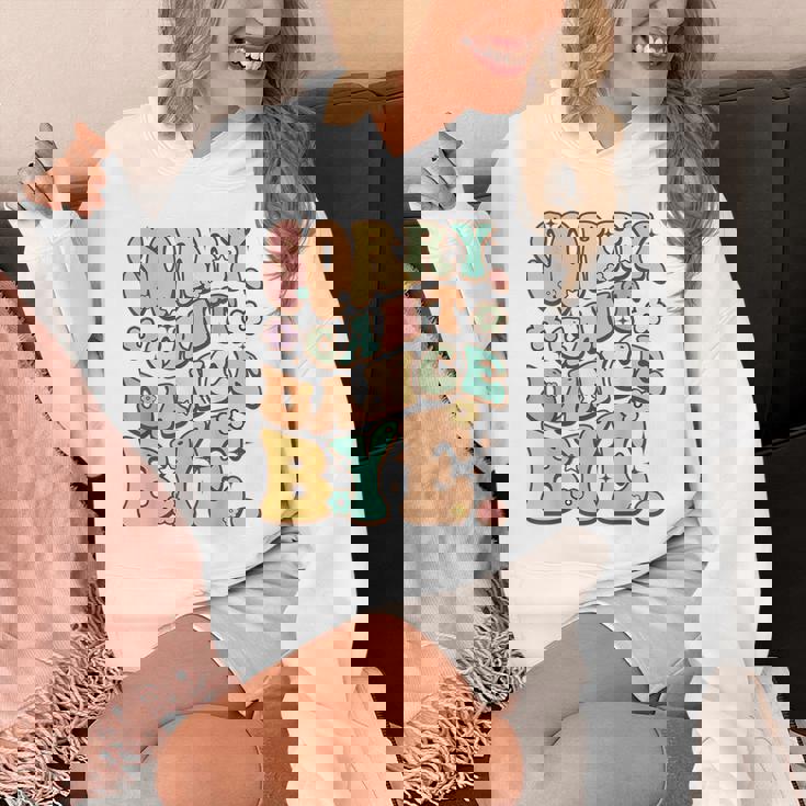 Sorry Can't Dance Bye シャツ キュート ダンス グルービー ヒッピーフラワー パーカー