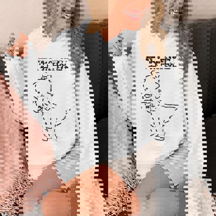 Tea-Rex おもしろドリンクグラフィック Hoodie