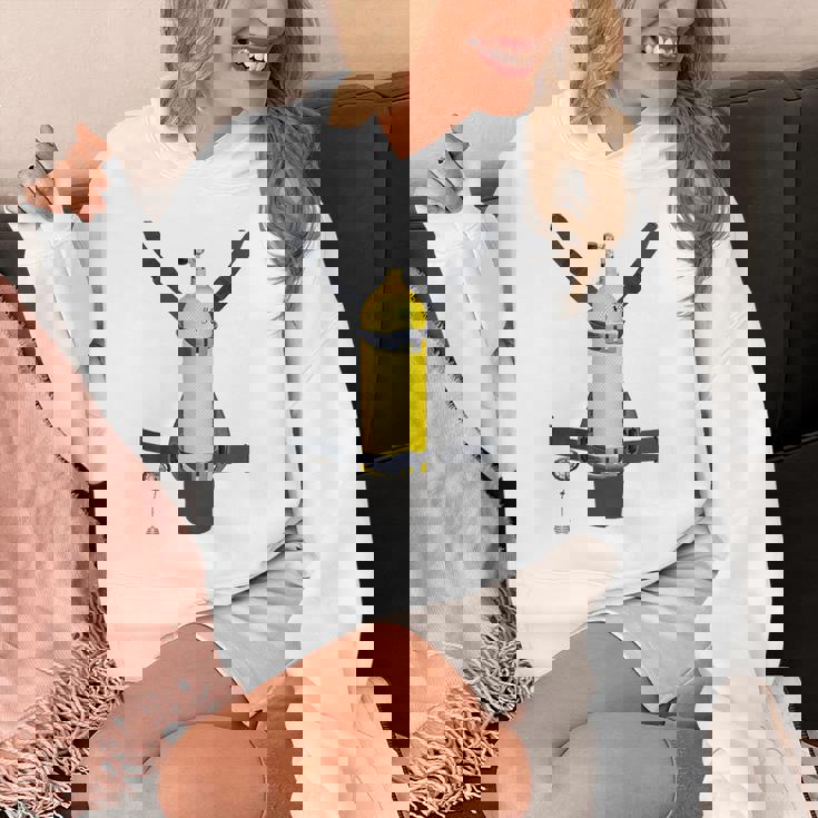 Trompe L'œil スキューバダイビングボトルバック パーカー