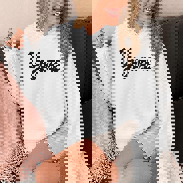 【Yome】嫁 よめ シンプル おしゃれ ローマ字 夫婦お揃い 結婚祝い カップル ペアルック おもしろ ペア Hoodie