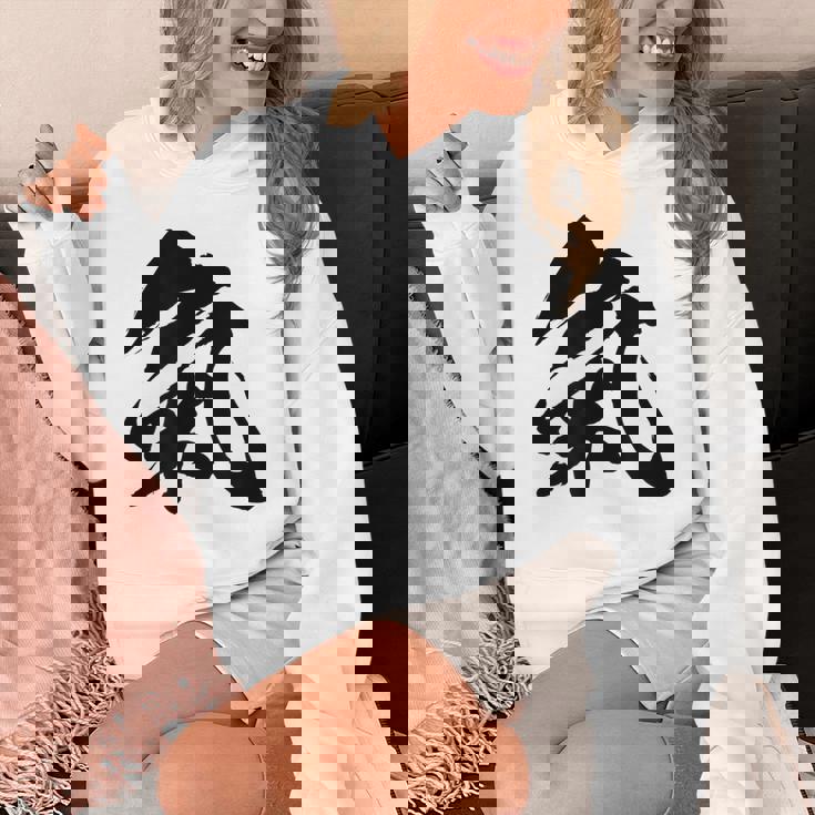 【氣】一文字 漢字 日本語 毛筆 書道 筆文字 言葉 和柄 日本 かっこいい お土産 海外 おもしろ 面白い 文字入り Hoodie