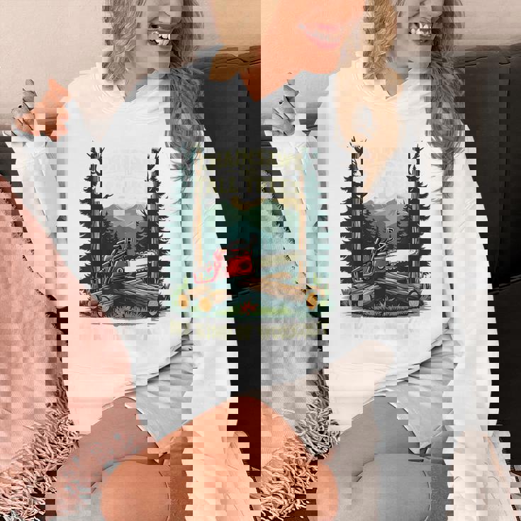 おもしろ林業チェーンソー 背の高い木 ワークアウト ロギング 生活 パーカー