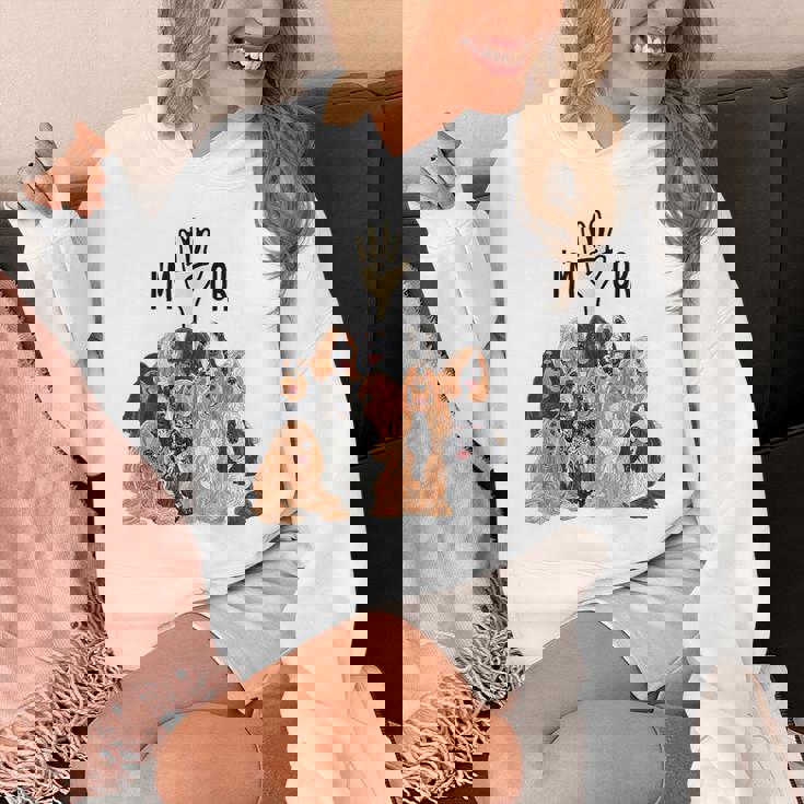 イングリッシュコッカースパニエルがいっぱい パーカー