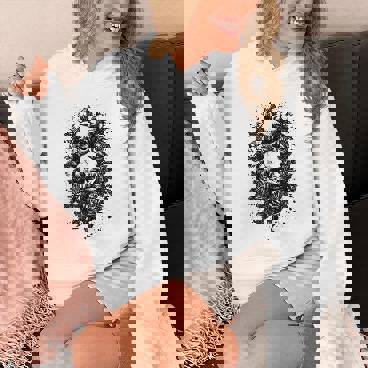 ゴシック フローラル アートワーク ゴス 美的 ローズ オルタナティブ フローラル パーカー