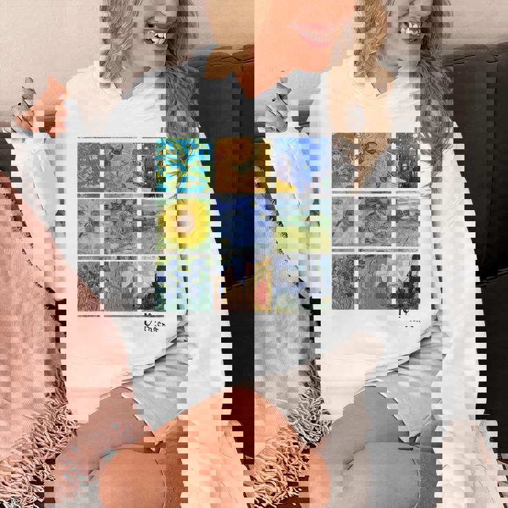 ゴッホの絵画、ひまわり、星月夜 Hoodie