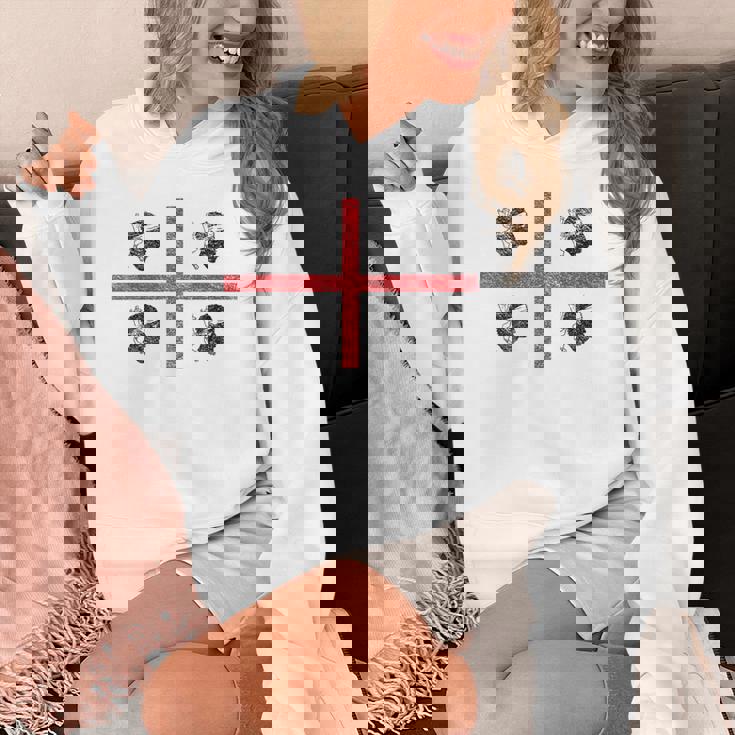 サルデーニャ国旗 イタリア 4 ムーア人 パーカー