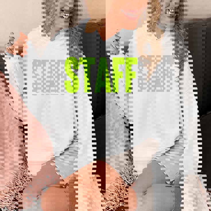 スタッフ イベント 衣装 クルー 音楽祭 Backprint ワーカー Hoodie