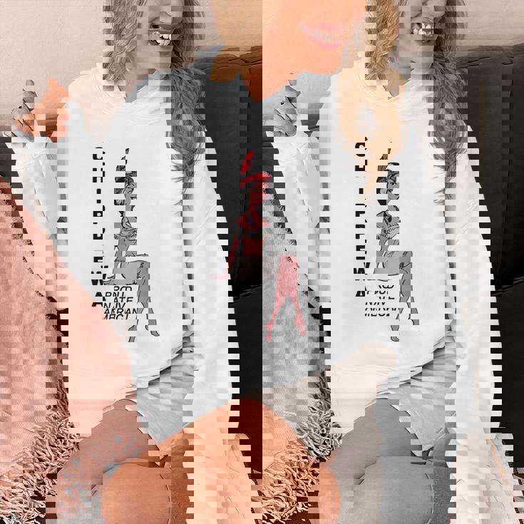 チペワ アメリカン インディアン トライブ キュート プラウド カートゥーン スクワー Hoodie